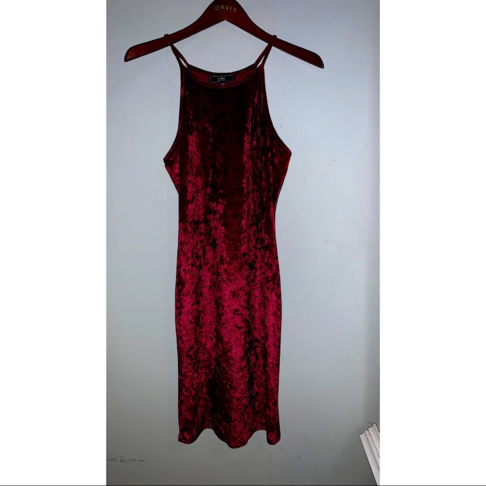 Red Velvet Dress